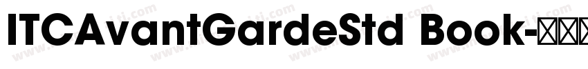 ITCAvantGardeStd Book字体转换